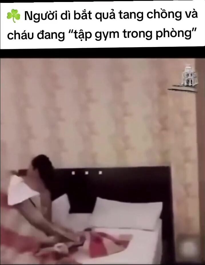 Vợ bắt ghen tại trận thằng chồng lén lút ngoại tình với cháu của mình trong khách sạn
